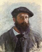 Claude Monet Self-Portrait with a Beret oil painting on canvas